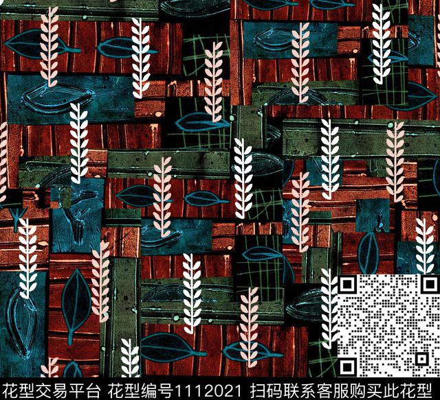 格子小碎花佩斯利数码印花华亿平台下载（图片编号: 1112021） - 瓦栏（Walan）