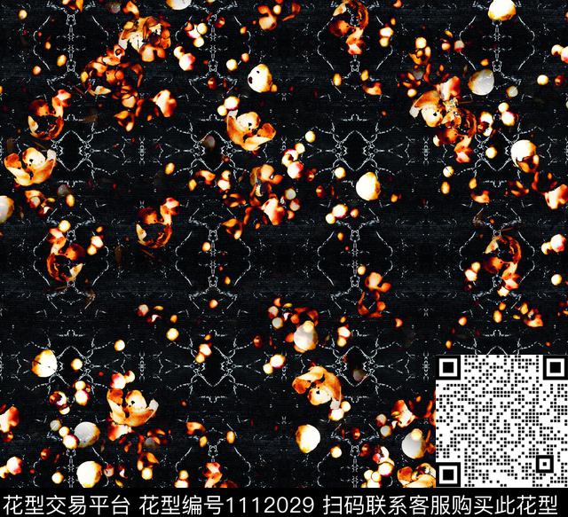数码华亿平台几何抽象数码印花华亿平台下载（图片编号: 1112029） - 瓦栏（Walan）