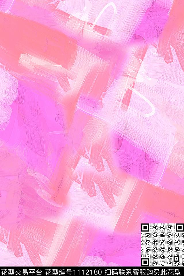 涂鸦艺术写意数码印花华亿平台下载（图片编号: 1112180） - 瓦栏（Walan）