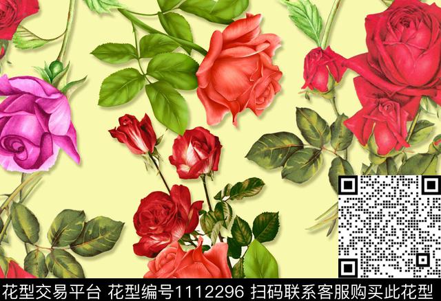 温室花卉水彩花卉花卉数码印花华亿平台下载（图片编号: 1112296） - 瓦栏（Walan）