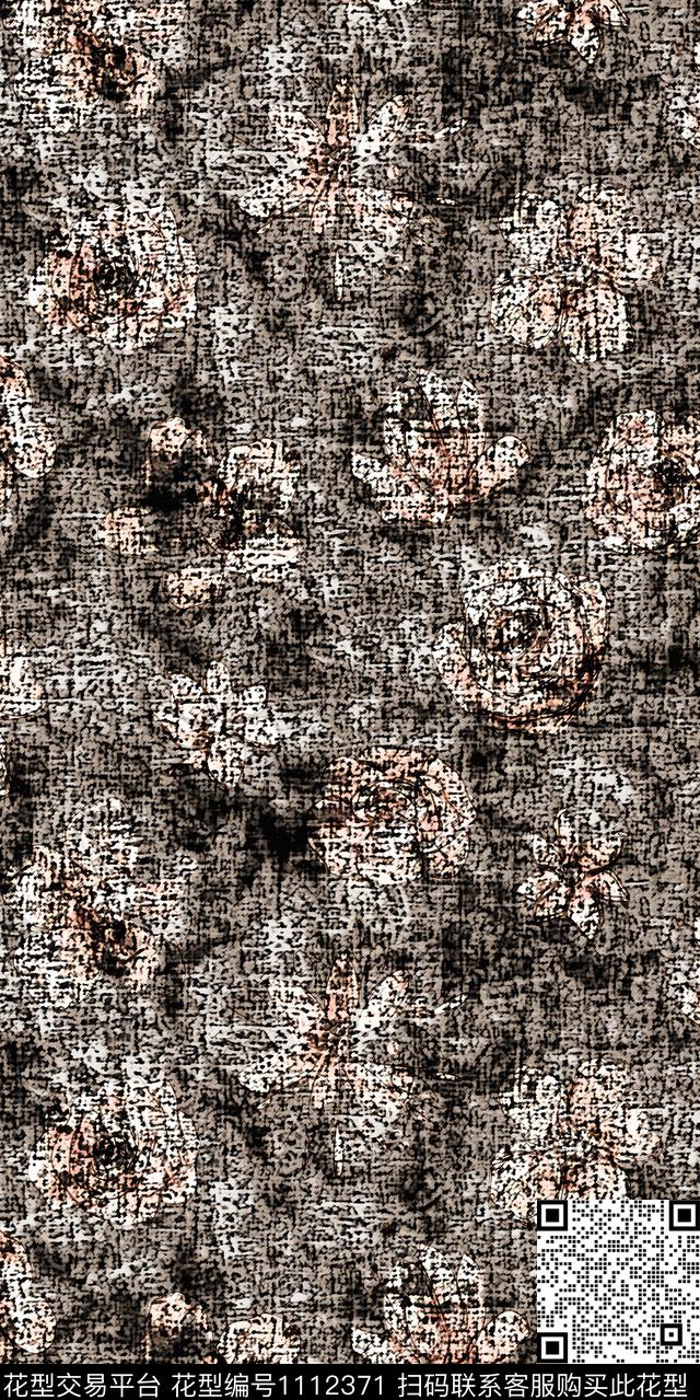 棉麻数码华亿平台大牌风数码印花华亿平台下载（图片编号: 1112371） - 瓦栏（Walan）