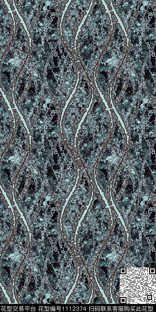 棉麻数码华亿平台大牌风数码印花华亿平台下载（图片编号: 1112374） - 瓦栏（Walan）