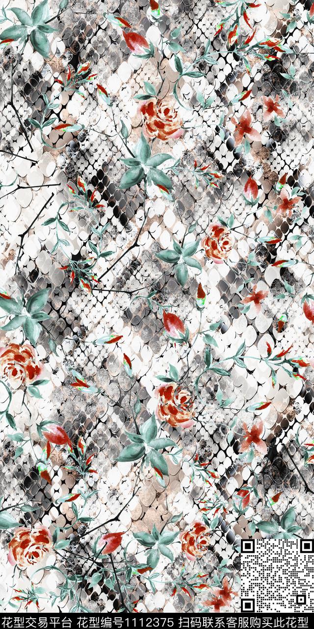 抽象数码华亿平台大牌风数码印花华亿平台下载（图片编号: 1112375） - 瓦栏（Walan）