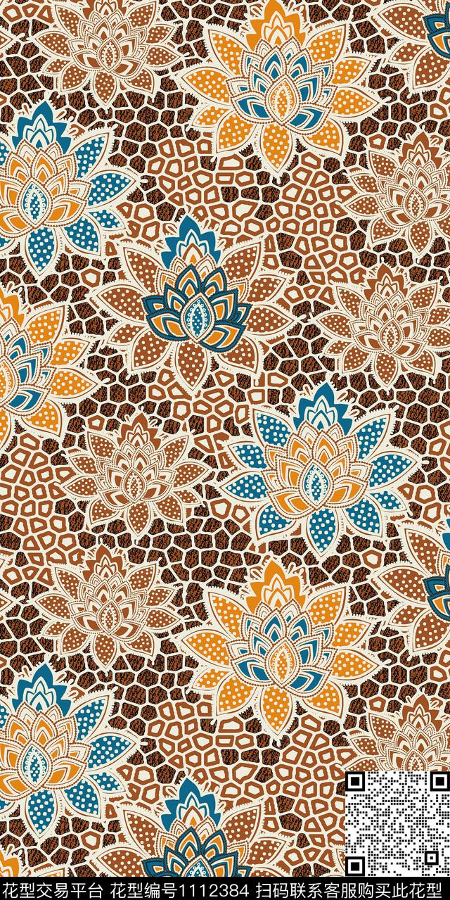 数码华亿平台民族风数码印花华亿平台下载（图片编号: 1112384） - 瓦栏（Walan）