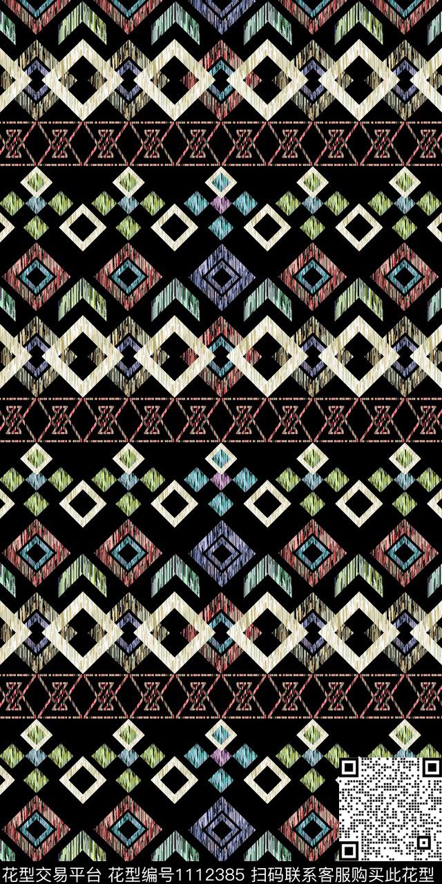 数码华亿平台民族风数码印花华亿平台下载（图片编号: 1112385） - 瓦栏（Walan）