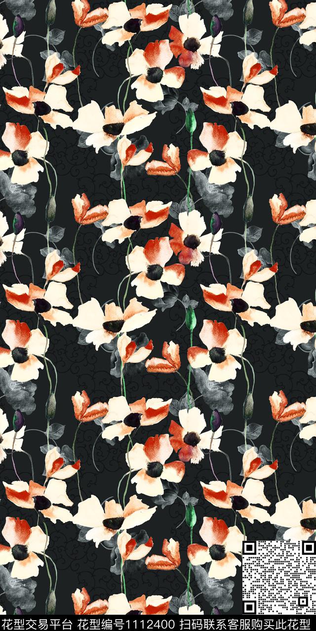 数码华亿平台大牌风民族风数码印花华亿平台下载（图片编号: 1112400） - 瓦栏（Walan）