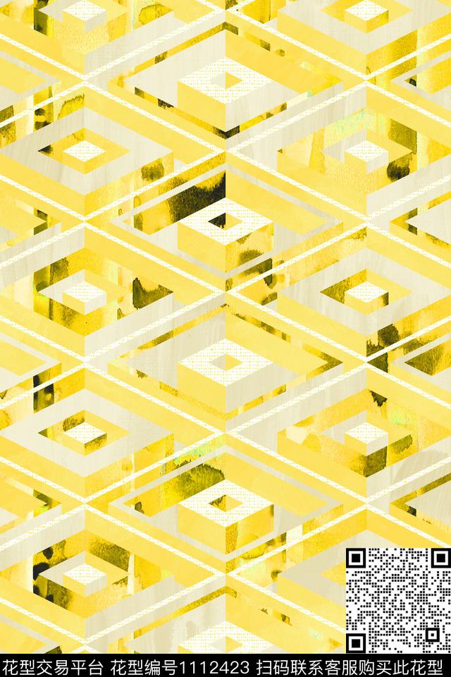 格子女装大牌风数码印花华亿平台下载（图片编号: 1112423） - 瓦栏（Walan）