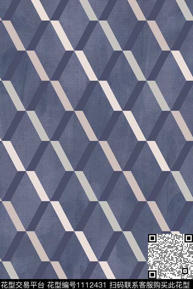 格子女装大牌风数码印花华亿平台下载（图片编号: 1112431） - 瓦栏（Walan）