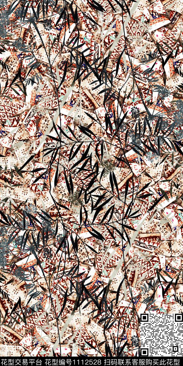 数码华亿平台民族风数码印花华亿平台下载（图片编号: 1112528） - 瓦栏（Walan）