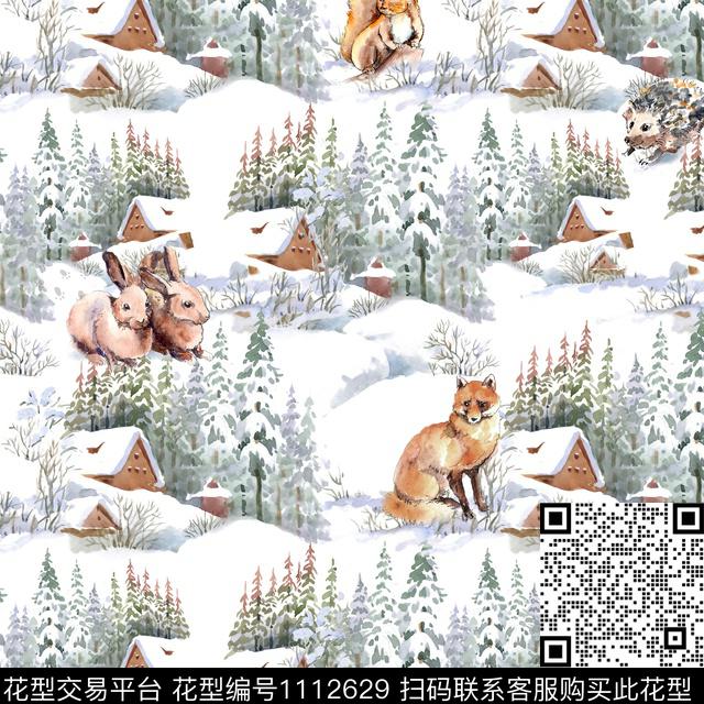 女装动物风景景观数码印花华亿平台下载（图片编号: 1112629） - 瓦栏（Walan）