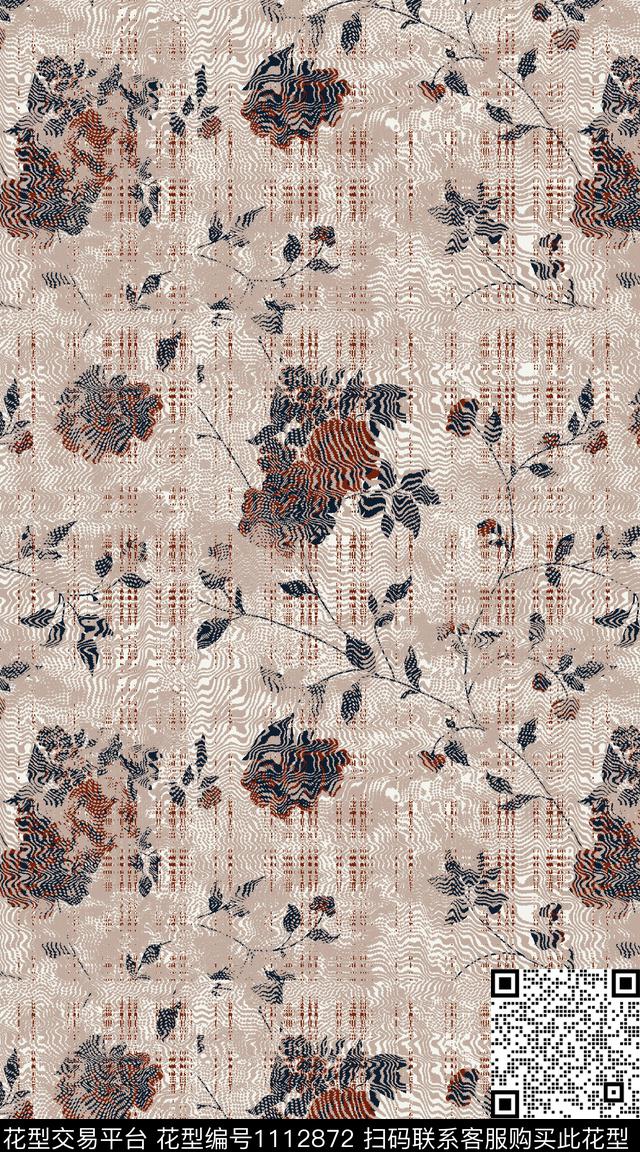 棉麻民族风数码印花华亿平台下载（图片编号: 1112872） - 瓦栏（Walan）