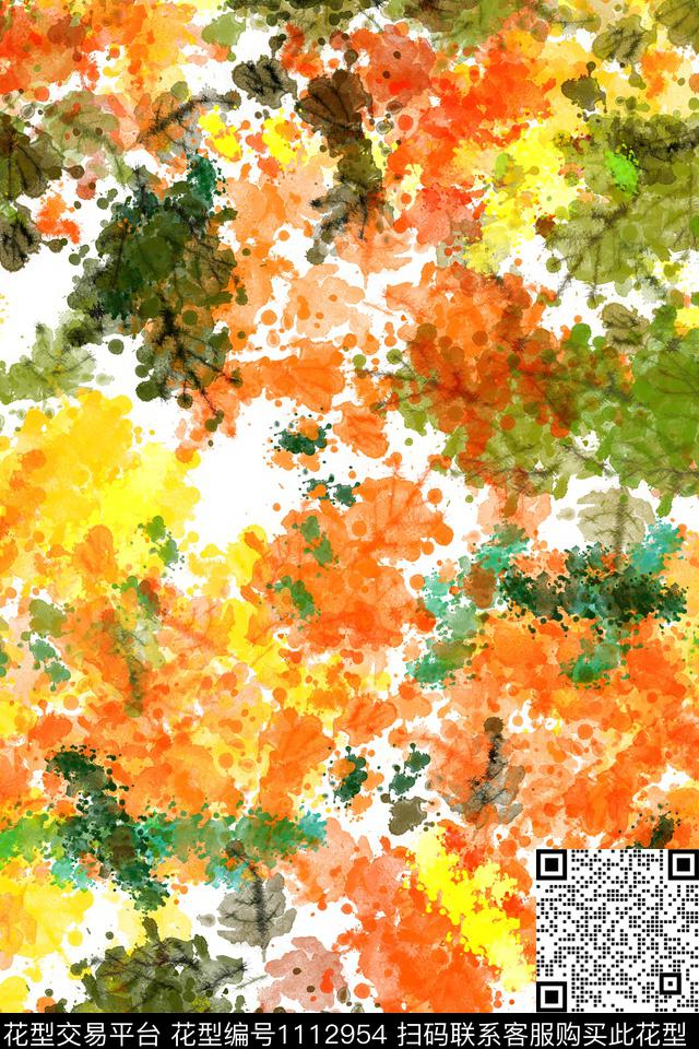 肌理抽象小碎花数码印花华亿平台下载（图片编号: 1112954） - 瓦栏（Walan）