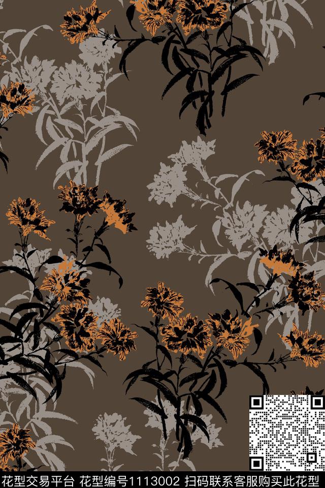 小碎花简约大牌风传统印花华亿平台下载（图片编号: 1113002） - 瓦栏（Walan）