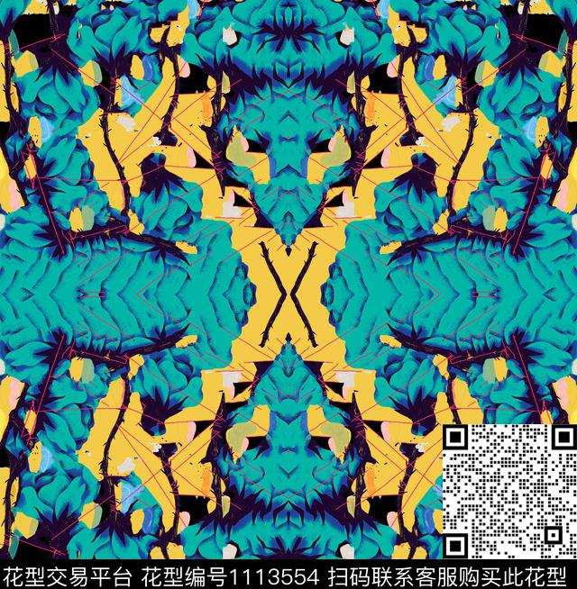 雕印华亿平台几何画数码印花华亿平台下载（图片编号: 1113554） - 瓦栏（Walan）