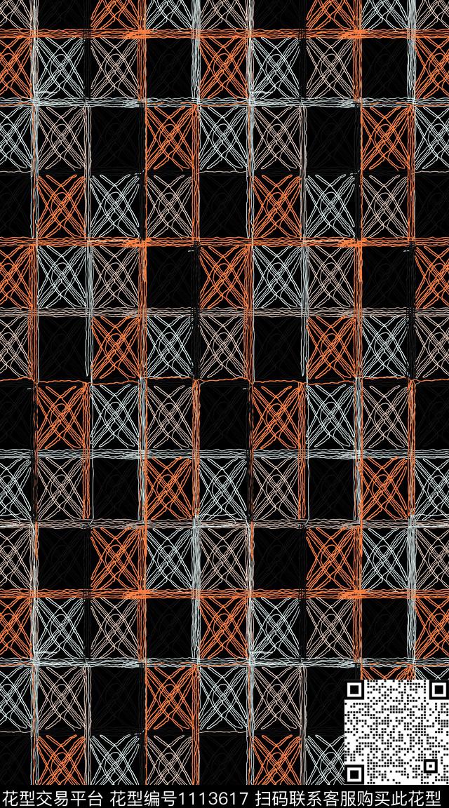 数码华亿平台抽象大牌风数码印花华亿平台下载（图片编号: 1113617） - 瓦栏（Walan）