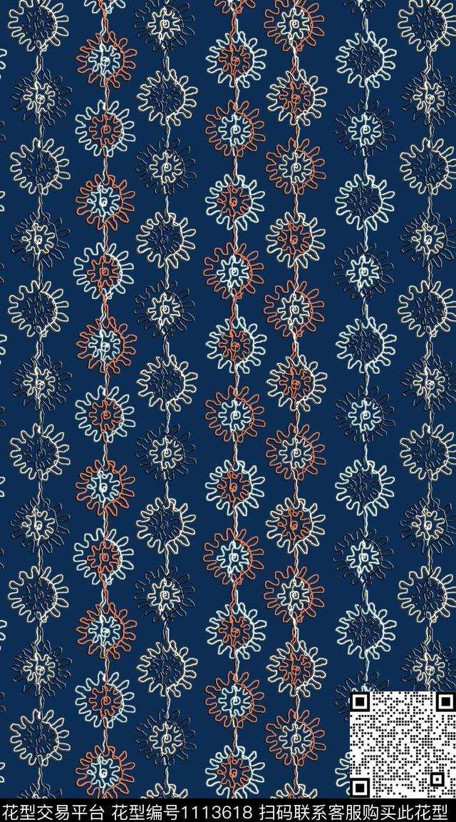 数码华亿平台抽象大牌风数码印花华亿平台下载（图片编号: 1113618） - 瓦栏（Walan）