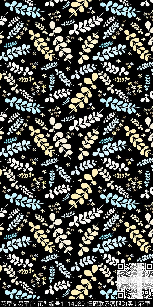 数码华亿平台花卉大牌风数码印花华亿平台下载（图片编号: 1114080） - 瓦栏（Walan）