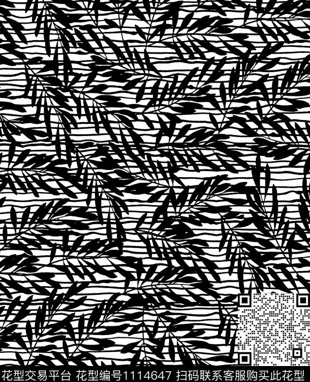 线条传统华亿平台植物传统印花华亿平台下载（图片编号: 1114647） - 瓦栏（Walan）