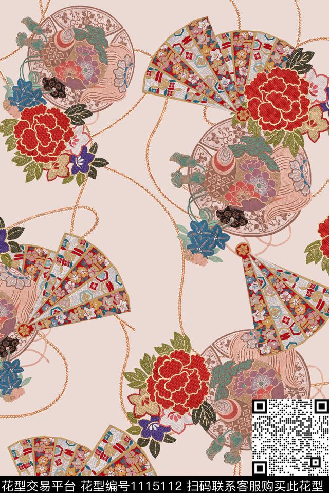民族风日系风日本数码印花华亿平台下载（图片编号: 1115112） - 瓦栏（Walan）