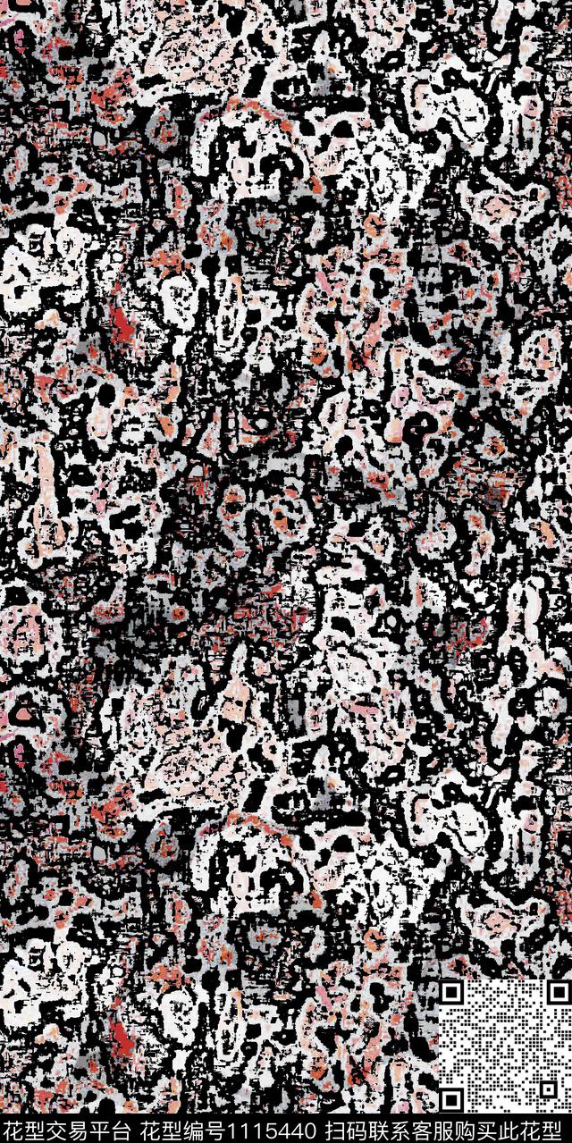 数码华亿平台抽象几何数码印花华亿平台下载（图片编号: 1115440） - 瓦栏（Walan）