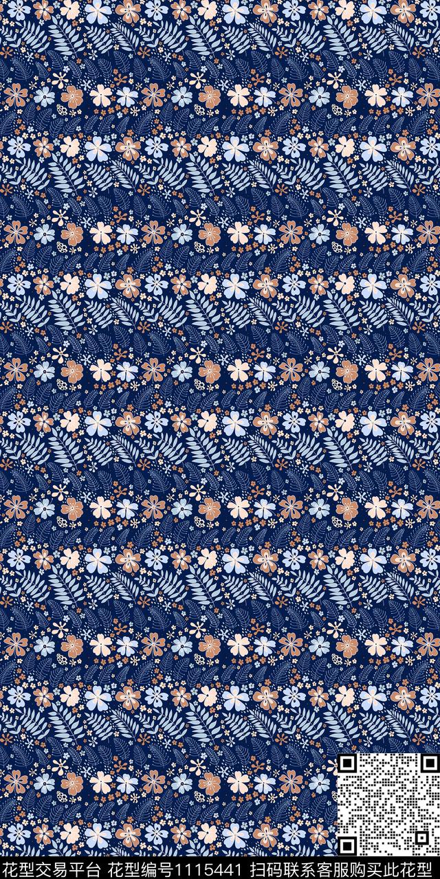 数码华亿平台花卉小碎花数码印花华亿平台下载（图片编号: 1115441） - 瓦栏（Walan）