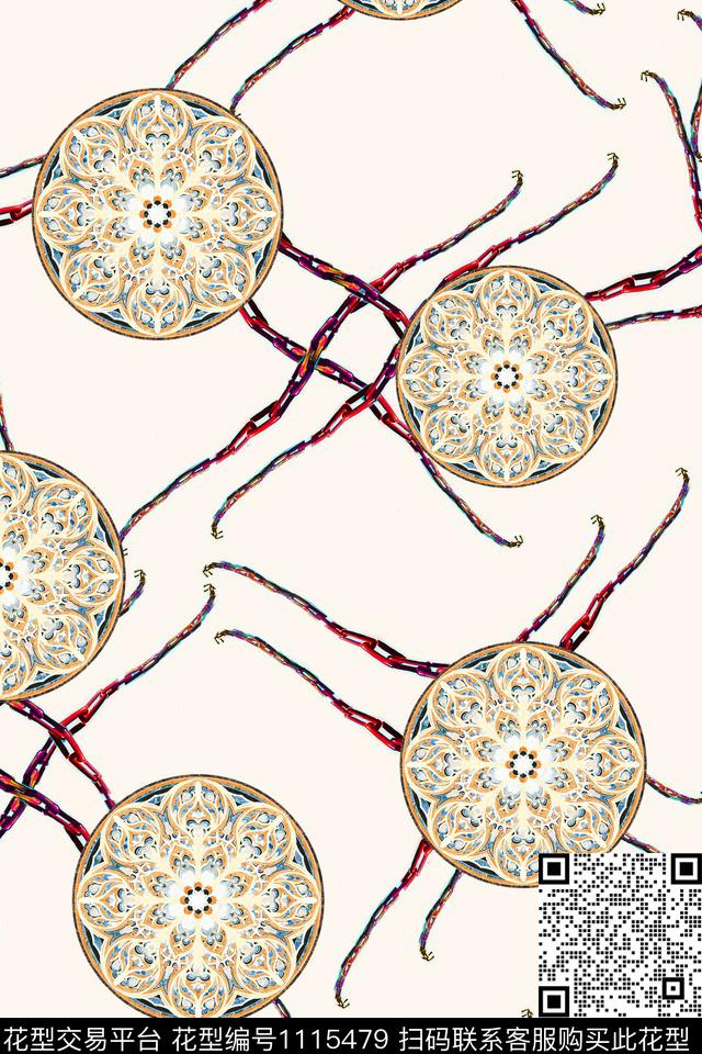 数码华亿平台简约休闲数码印花华亿平台下载（图片编号: 1115479） - 瓦栏（Walan）