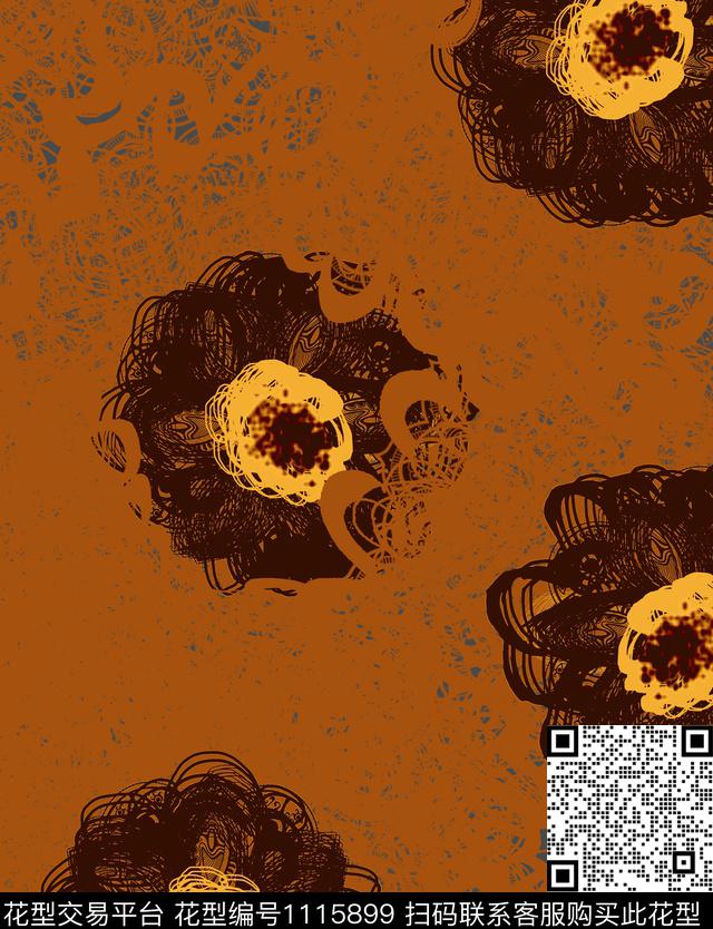 创意混合拼接抽象数码印花华亿平台下载（图片编号: 1115899） - 瓦栏（Walan）