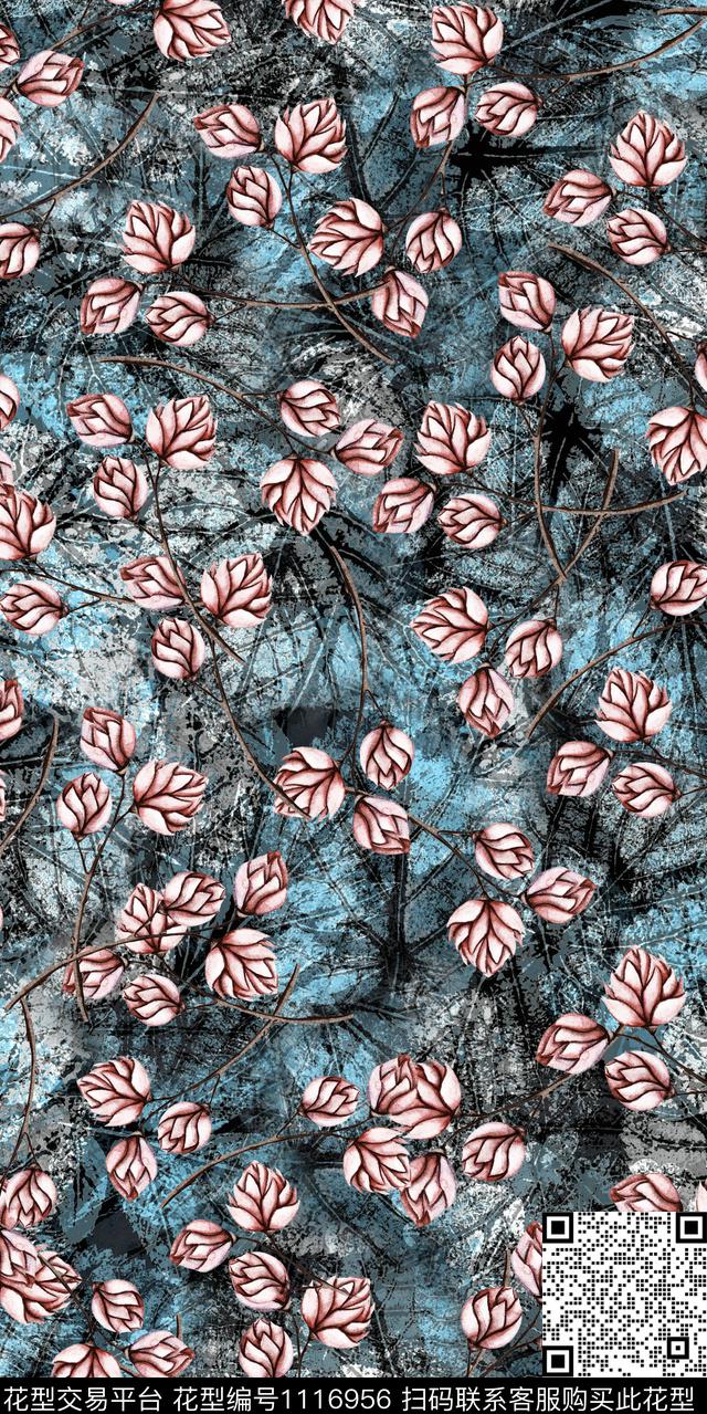 民族风数码华亿平台抽象数码印花华亿平台下载（图片编号: 1116956） - 瓦栏（Walan）