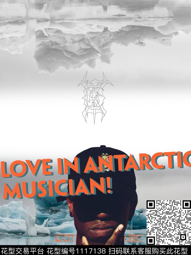 潮牌大牌风人物人像数码印花华亿平台下载（图片编号: 1117138） - 瓦栏（Walan）