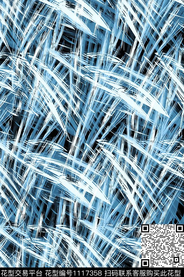 男装肌理笔触传统印花华亿平台下载（图片编号: 1117358） - 瓦栏（Walan）