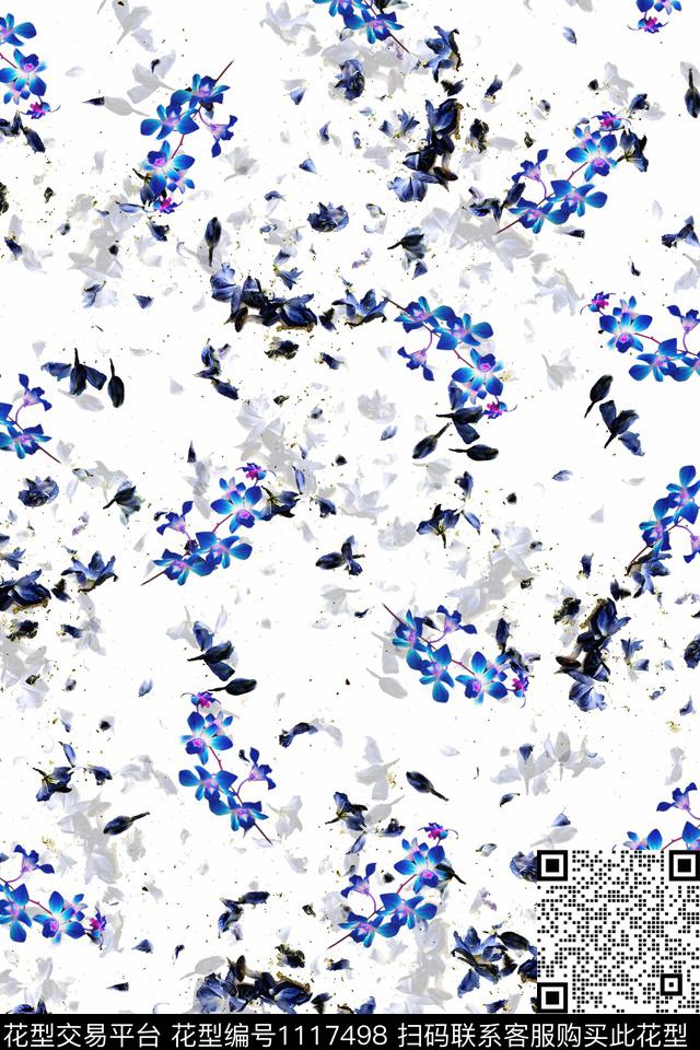 数码华亿平台花卉小碎花数码印花华亿平台下载（图片编号: 1117498） - 瓦栏（Walan）