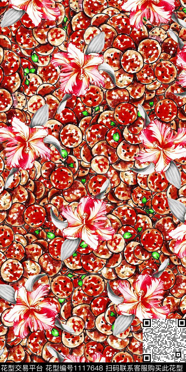 数码华亿平台民族风抽象数码印花华亿平台下载（图片编号: 1117648） - 瓦栏（Walan）