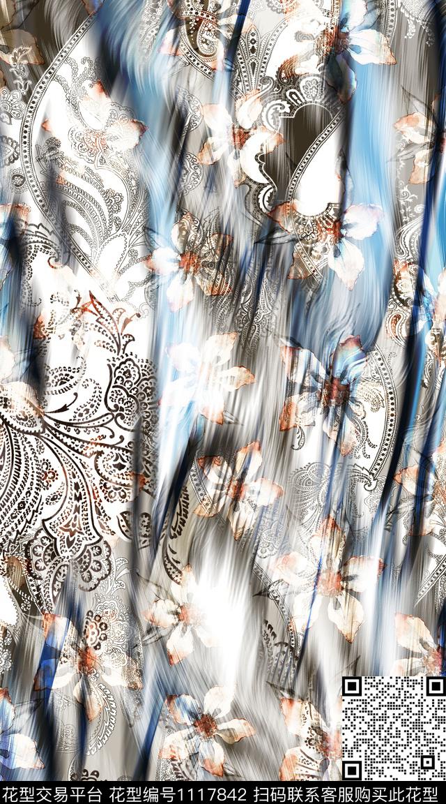 数码华亿平台豹纹抽象数码印花华亿平台下载（图片编号: 1117842） - 瓦栏（Walan）