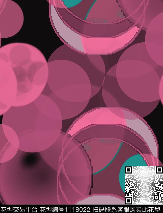 混合拼接线条创意数码印花华亿平台下载（图片编号: 1118022） - 瓦栏（Walan）