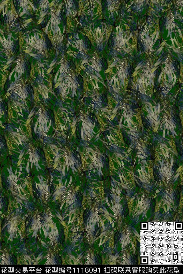 数码华亿平台民族风黑底花卉数码印花华亿平台下载（图片编号: 1118091） - 瓦栏（Walan）