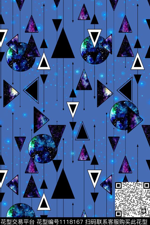 几何卡通矢量数码印花华亿平台下载（图片编号: 1118167） - 瓦栏（Walan）