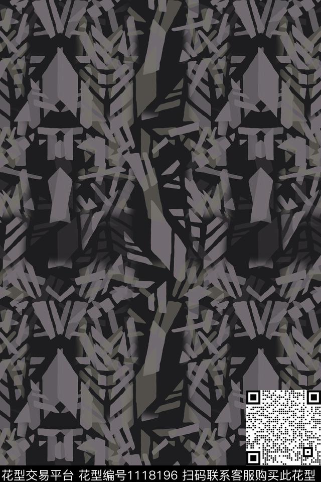 几何精致几何抽象传统印花华亿平台下载（图片编号: 1118196） - 瓦栏（Walan）