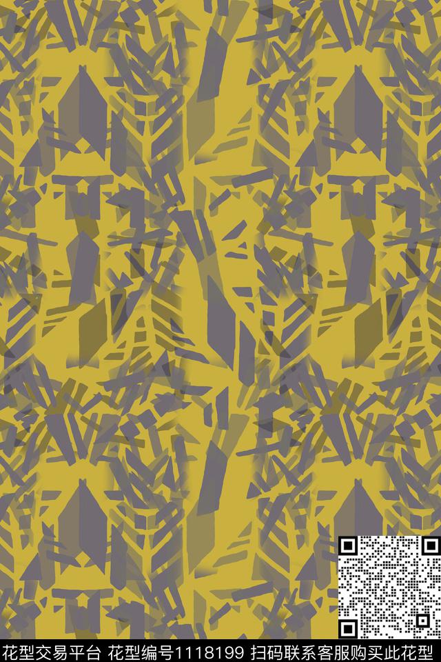 几何精致几何抽象传统印花华亿平台下载（图片编号: 1118199） - 瓦栏（Walan）