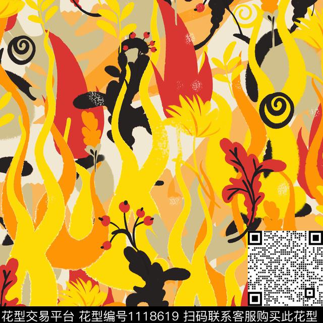 抽象趣味数码华亿平台数码印花华亿平台下载（图片编号: 1118619） - 瓦栏（Walan）