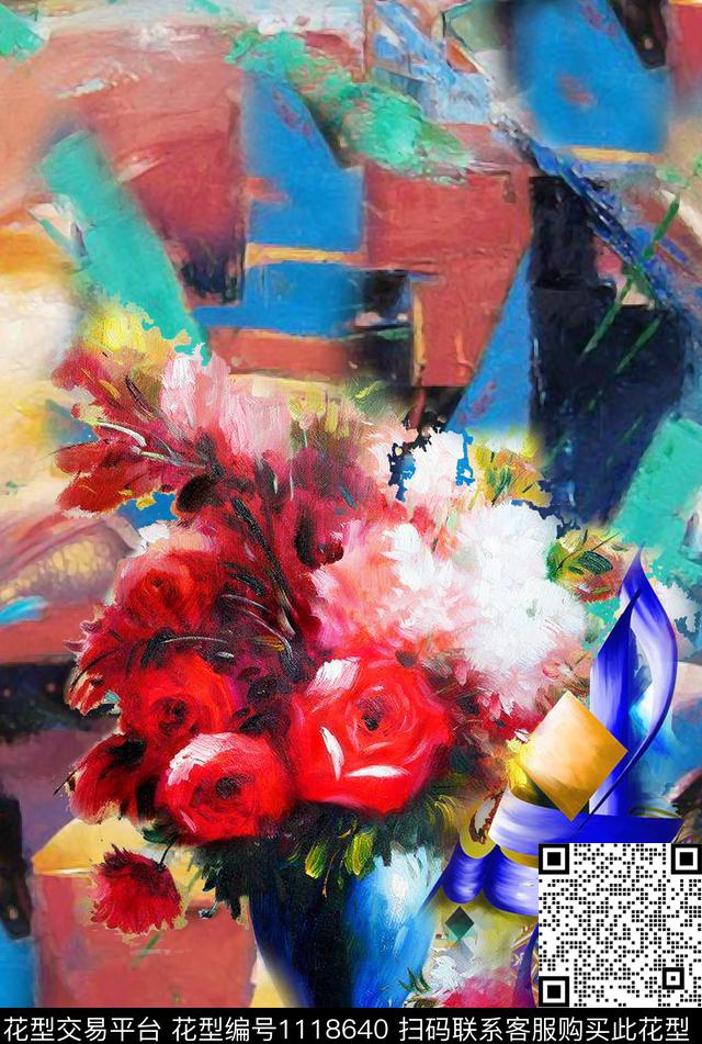 数码华亿平台欧洲大牌风数码印花华亿平台下载（图片编号: 1118640） - 瓦栏（Walan）