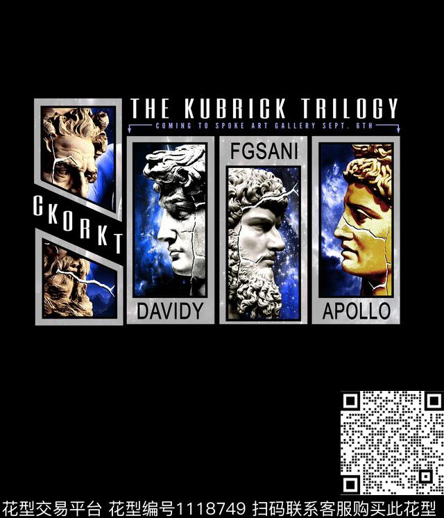 男装潮牌几何数码印花华亿平台下载（图片编号: 1118749） - 瓦栏（Walan）