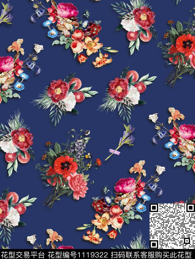 女装数码华亿平台简约数码印花华亿平台下载（图片编号: 1119322） - 瓦栏（Walan）