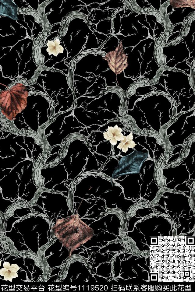 花卉GUCCI包金数码印花华亿平台下载（图片编号: 1119520） - 瓦栏（Walan）