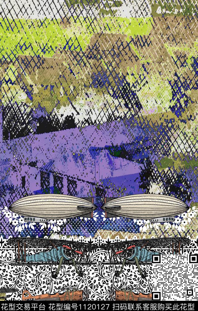 花卉数码华亿平台大牌风数码印花华亿平台下载（图片编号: 1120127） - 瓦栏（Walan）