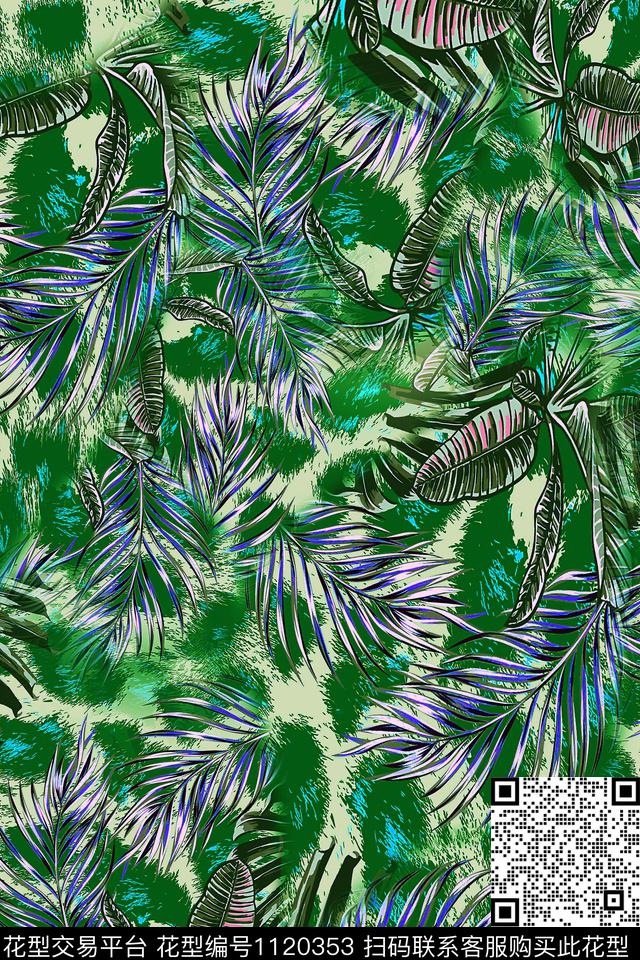 豹纹泳装热带华亿平台数码印花华亿平台下载（图片编号: 1120353） - 瓦栏（Walan）