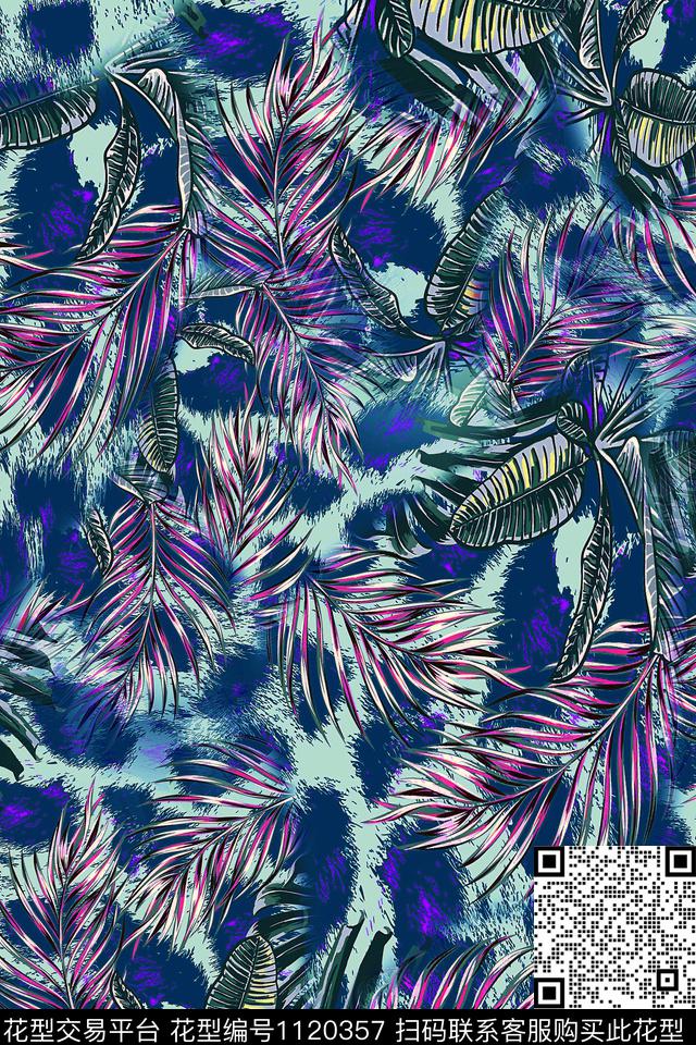 豹纹泳装热带华亿平台数码印花华亿平台下载（图片编号: 1120357） - 瓦栏（Walan）