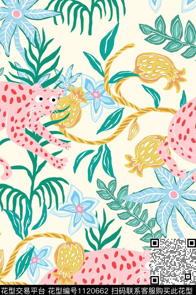 大牌风清爽热带热带华亿平台传统印花华亿平台下载（图片编号: 1120662） - 瓦栏（Walan）