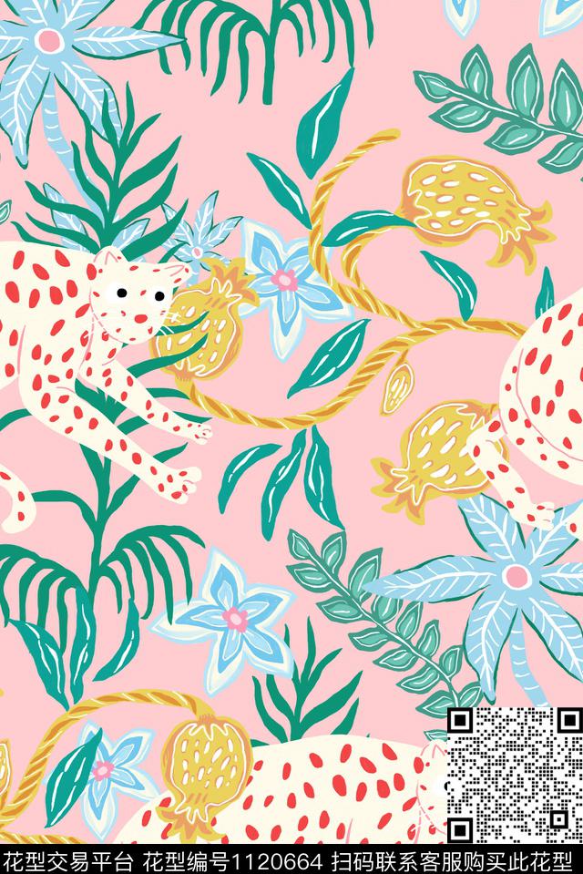 大牌风清爽热带热带华亿平台传统印花华亿平台下载（图片编号: 1120664） - 瓦栏（Walan）