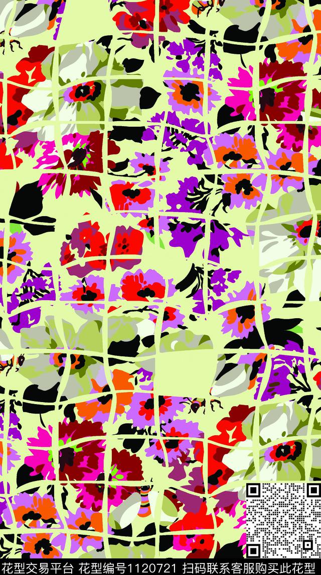 男装花卉几何传统印花华亿平台下载（图片编号: 1120721） - 瓦栏（Walan）