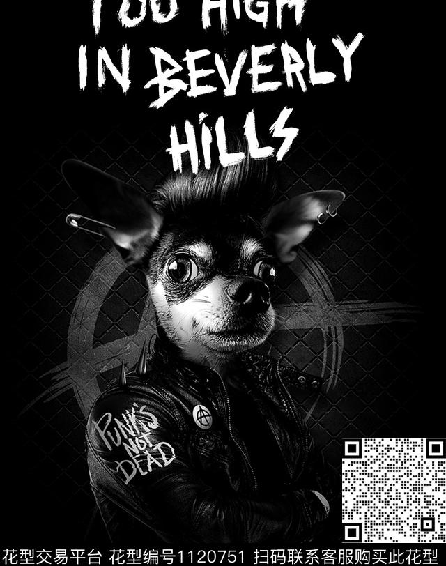 男装抽象潮牌数码印花华亿平台下载（图片编号: 1120751） - 瓦栏（Walan）